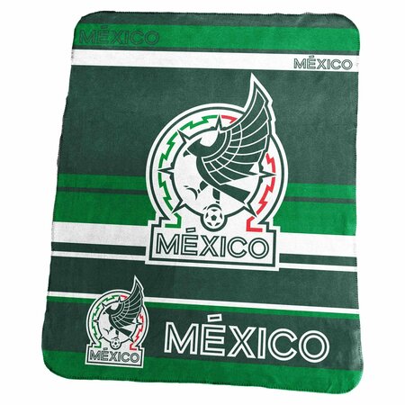 LOGO BRANDS Mexico Mens Soccer Team Stripe Classic Fleece C4676-23-C1